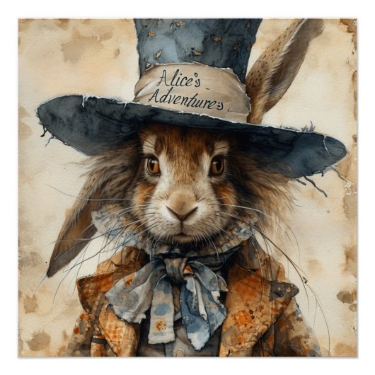 Poster Mad Hatter : Wonderland Wardrobe Merveilles (Devant)