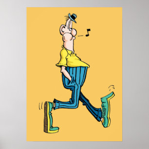 Poster Mad Magazine Don Martin Sticker Masque