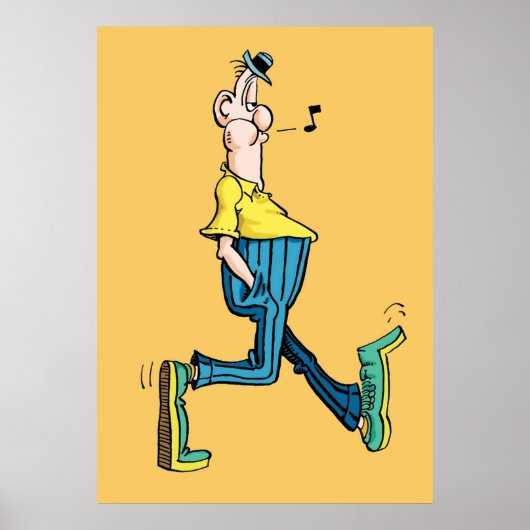 Poster Mad Magazine Don Martin Sticker Masque (Devant)