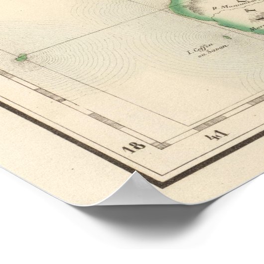 Poster Madagascar Afrique 55 (Coin)