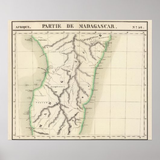Poster Madagascar Afrique 56 (Devant)