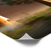 Poster Madagascar Baobab Art de l'Imaginaire forestier (Coin)