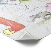 Poster Madagascar et la côte est-africaine (Coin)