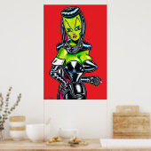 Poster Madam Mars™/Femme Fatale (Cuisine)