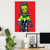 Poster Madam Mars™/Femme Fatale (Bureau à domicile)