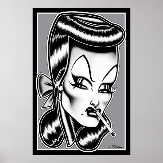 Poster Madam Mars™/Portrait de Glamour (Devant)