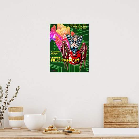 Poster Madam Mechanism™/Beware (Cuisine)