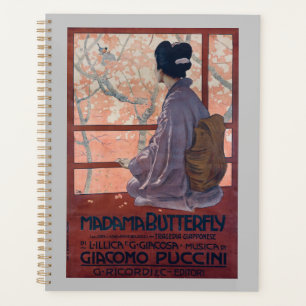 Poster Madama Butterfly Vintage (1904) Planner
