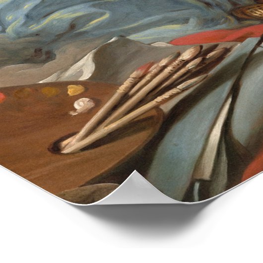 Poster Madame Bergeret - François Boucher Beaux Arts (Coin)