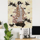 Poster Madame Butterfly (Bureau à domicile)