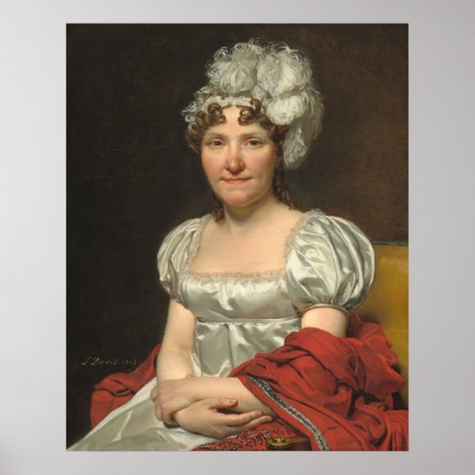 Poster Madame David - Jacques-Louis David Art (Devant)