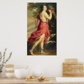 Poster Madame de Montespan comme Diana la Chasse (Cuisine)