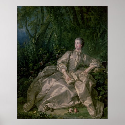 Poster Madame de Pompadour, 1758 (Devant)