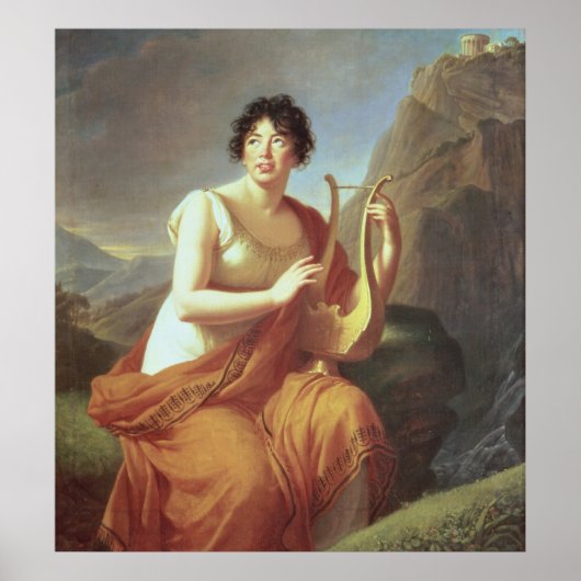 Poster Madame de Stael, Corinne, 1809 (Devant)