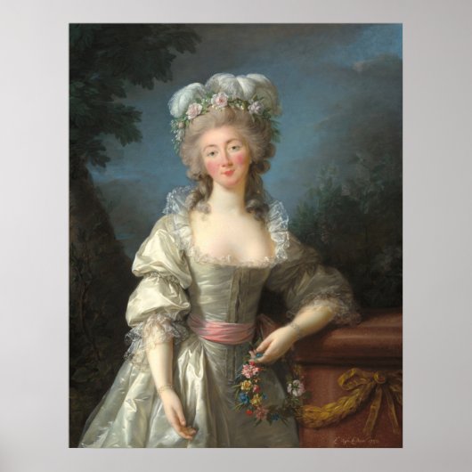 Poster Madame du Barry - Élisabeth-Louise Brun Art (Devant)