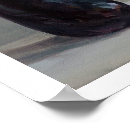 Poster Madame Eggplant (Coin)