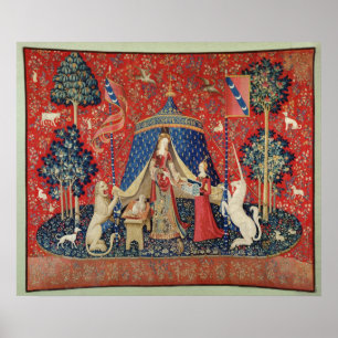 Poster Madame et la licorne : "À mon seulement desire