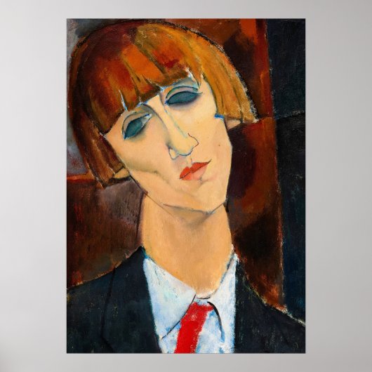 Poster Madame Kisling, 1917 par Amedeo Modigliani (Devant)