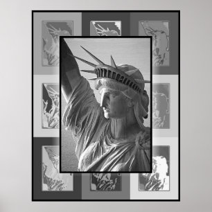 Poster Madame Liberty d'art de bruit