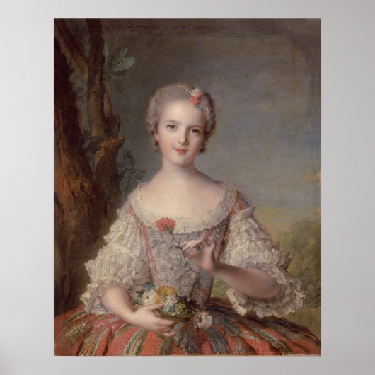 Poster Madame Louise de France – Jean-Marc Nattier (Devant)