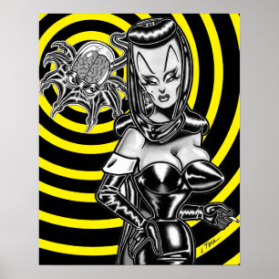 Poster Madame Mars™/Cerveau Chauve-Souris