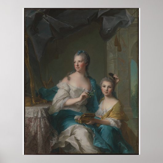 Poster Madame Marsollier et sa fille (Devant)