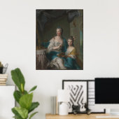 Poster Madame Marsollier et sa fille (Bureau à domicile)