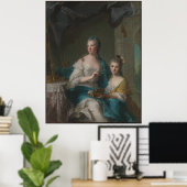 Poster Madame Marsollier et sa fille (Bureau à domicile)