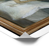 Poster Madame Marthe Letellier assise sur un canapé (Coin)