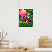 Poster Madame Mécanisme™/Attention  (Cuisine)