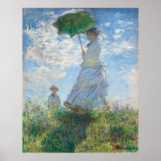 Poster Madame Monet et son fils (Devant)