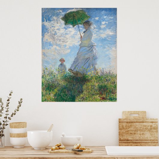 Poster Madame Monet et son fils (Cuisine)