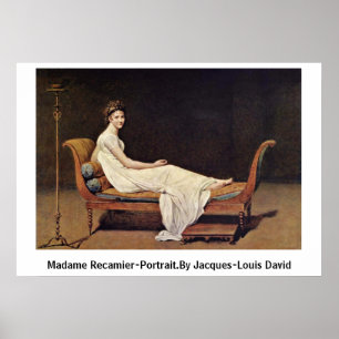 Poster Madame Recamier-Portrait.Par Jacques-Louis David