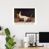 Poster Madame Recamier-Portrait.Par Jacques-Louis David (Bureau à domicile)