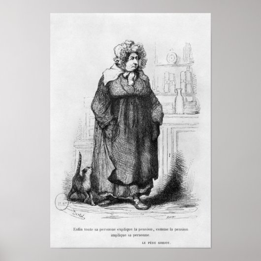 Poster Madame Vauquer (Devant)