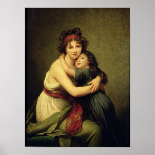 Poster Madame Vigee-Lebrun et sa fille