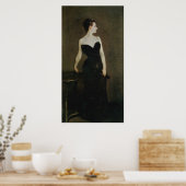 Poster Madame X par John Singer Sargent (Cuisine)