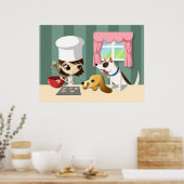 Poster Maddi et Hungry Pups (Cuisine)