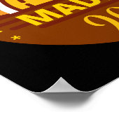 Poster MADE IN 2023 drôle cadeau d'anniversaire (Coin)