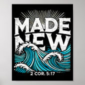 Poster Made New Baptized Baptism  (Devant)