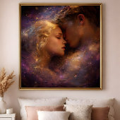 Poster Made of Starlight: A Celestial Love Embrace