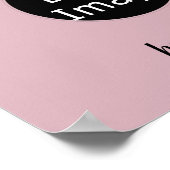 Poster Made With Love Professional Custom Dusty Rose Pink (Coin)