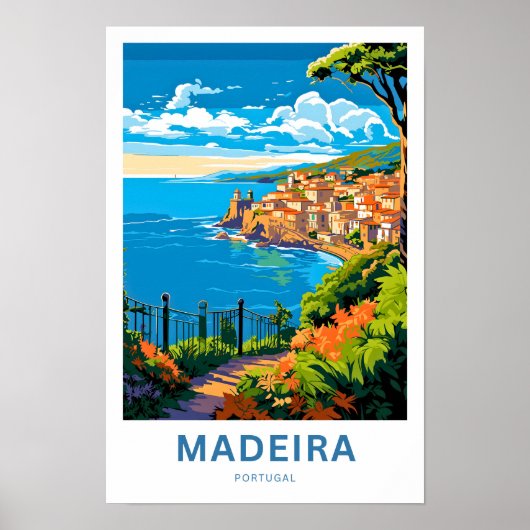 Poster Madeira Portugal (Devant)