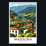 Poster Madeira Portugal Island Travel Art Vintage<br><div class="desc">Conception de déplacement vectoriel rétro Madère. Madère,  une région autonome du Portugal,  est un archipel comprenant 4 îles au large de la côte nord-ouest de l'Afrique. Il est connu pour son vin homonyme et son climat subtropical chaud.</div>