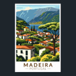 Poster Madeira Portugal Island Travel Art Vintage<br><div class="desc">Conception de déplacement vectoriel rétro Madère. Madère,  une région autonome du Portugal,  est un archipel comprenant 4 îles au large de la côte nord-ouest de l'Afrique. Il est connu pour son vin homonyme et son climat subtropical chaud.</div>