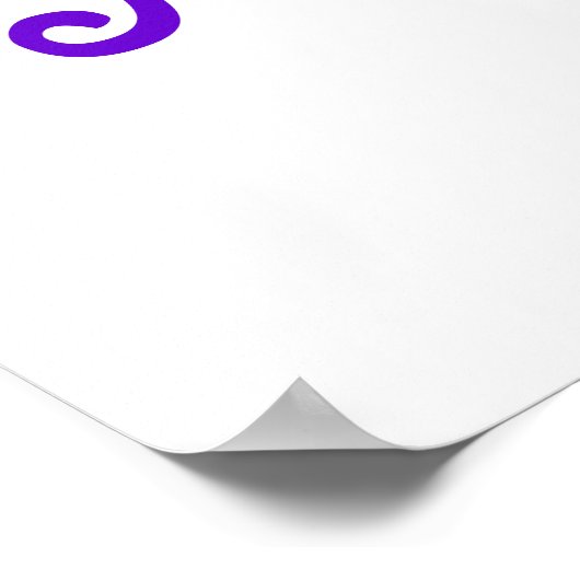 Poster Madeline en violet (Coin)