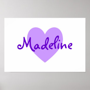 Poster Madeline en violet