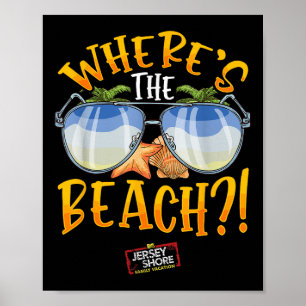 Poster Mademark X Jersey Shore Famille Vacances - Jersey
