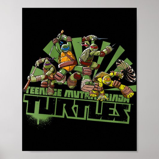 Poster Mademark X - Womens - Original Tmnt New Series Tea (Devant)