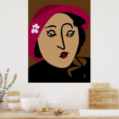 Poster Mademoiselle (Cuisine)